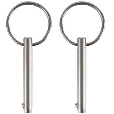 2 Pack Quick Release Pin, Diameter 1/4", Usable 1/4" x 1.5" (6.3mm x 38mm)