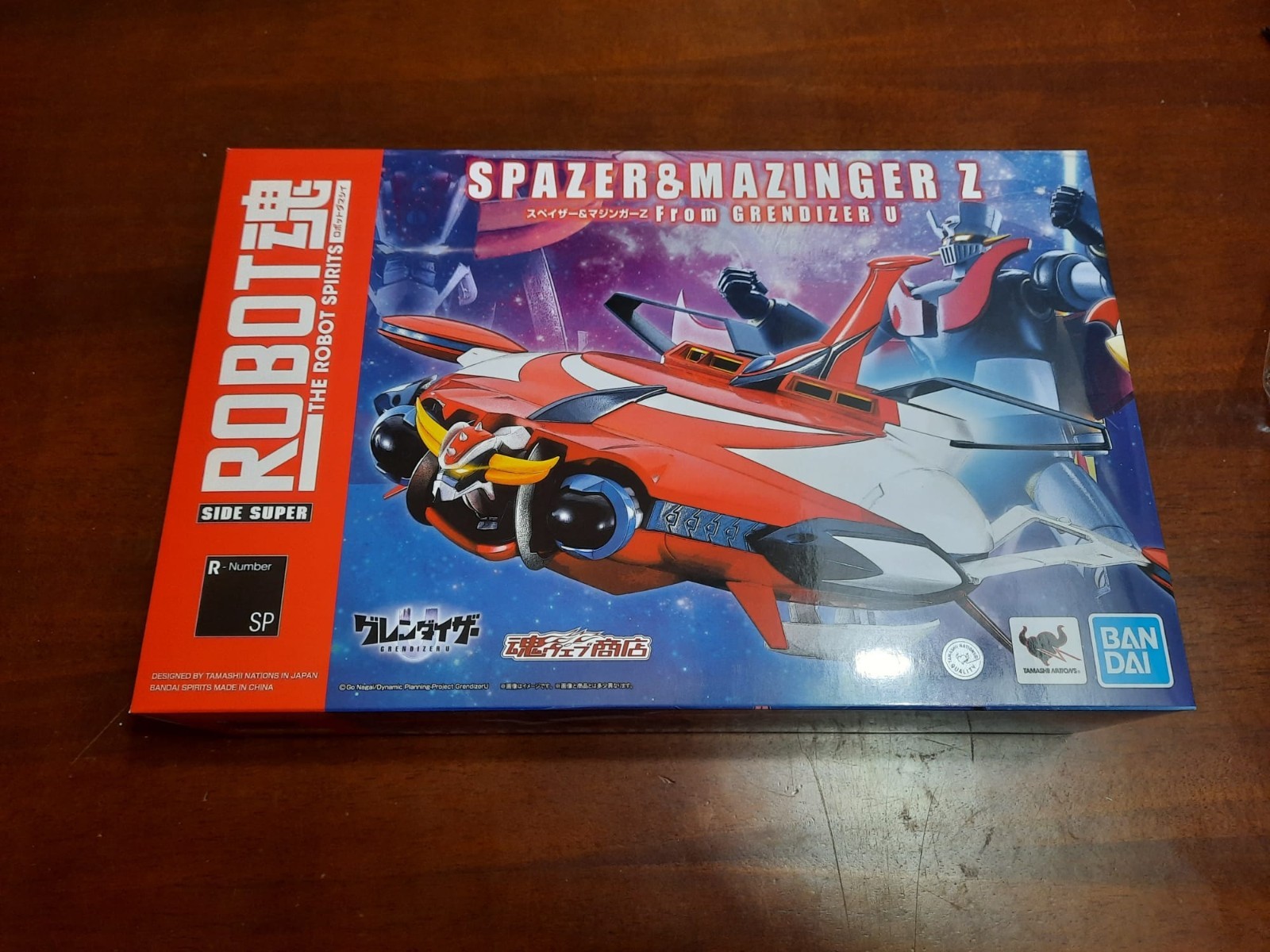Bandai Robot Spirit - Spazer & Mazinger Z - From Grendizer U Con Brown Box