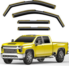 In-Channel Window Rain Guards Fit for Truck Chevy Silverado/Gmc Sierra 2500HD/35
