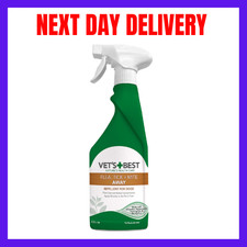 Vet's Best Flea Tick and Mite Flea Treatment Spray for Dogs Plant Based 500ml UK