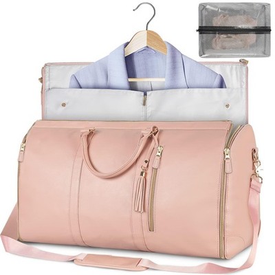 Large Capacity Travel Duffle Bag Women's Handbag Folding Suit Bag Waterproof Clo
