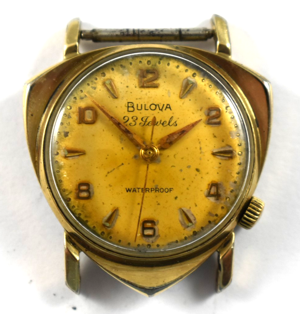 Vintage 1960 M0 Bulova President Wateproof Manual Wind 23J Wrist