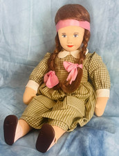 Vintage (möglicherweise) Lenci Filzpuppe - Sammler Puppe - ca. 50 cm - selten