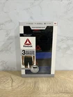 Reebok Performance Featherweight Boxer Briefs 9" 3 Pack Sz Medium New In Box