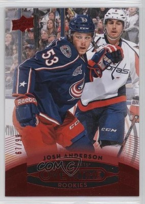 2015 Upper Deck GTS Overtime Rookies Red Foil 67/99 Josh Anderson Rookie RC 7b5