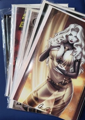 Brian Pulido Signed Lot Zack The Zombie Exterminator Lady Death Kickstarter Rare