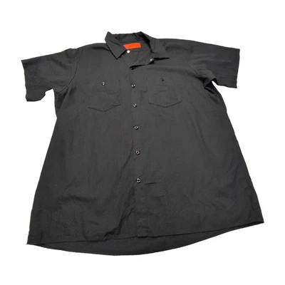 Chemise Dickies noire unie manches courtes taille XL 2 poches homme - Photo 1/3