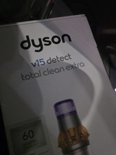 Dyson V15 Detect Cordless Stick Vacuum Cleaner - Yellow/Nickel 368340-01 