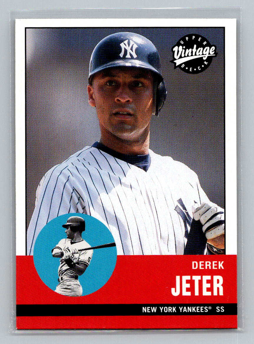 2001 Upper Deck Vintage #153 - Derek Jeter - Yankees