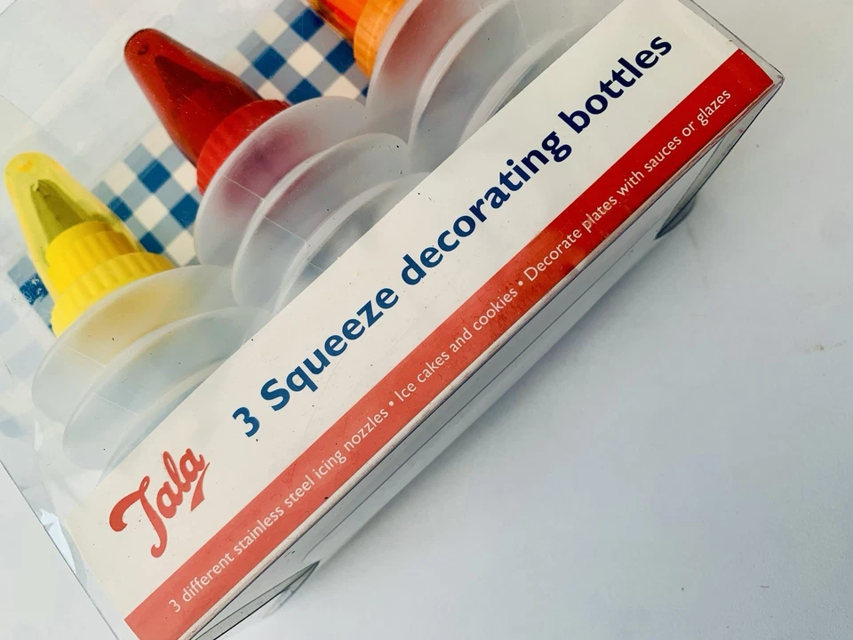 Children’s Baking TALA Easy Icing Set Cupcake Icing 3 Squeeze Bottles - Image 3 of 4