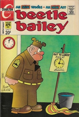 Beetle Bailey No.89 / 1972 Charlton Comics Group