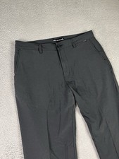 Travis Mathew Pants Mens 36 Black Performance Stretch Golf Activewear Chino