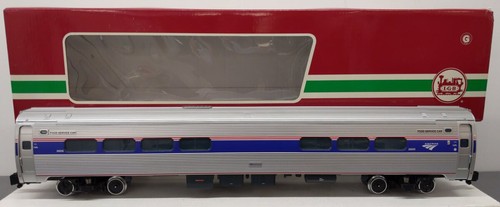 Coche cafetería Amtrak Amfleet fase V escala G LGB 33224 #20035 (rueda de metal) EX/caja | Condition: Used