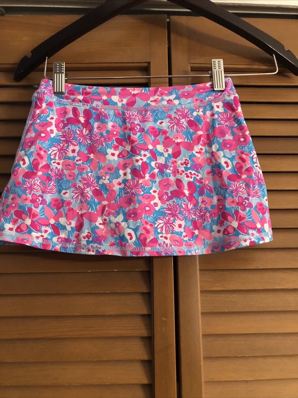 Lilly Pulitzer Girls Luxletic Skort - Mini Skort UPF 50 Size Medium 6-7