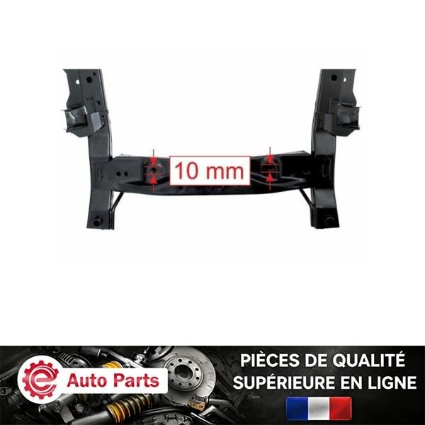 Berceau moteur avant pour Dacia Logan 2 et Sandero 2012-2020 en acier renforcé noir