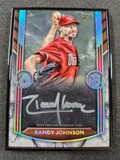 🌟 2022 Topps Museum Collection Baseball Randy Johnson BLACK FRAMED Auto 3/5