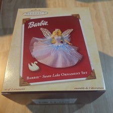 HALLMARK Keepsake 2003 BARBIE SWAN LAKE Christmas Ornament Set