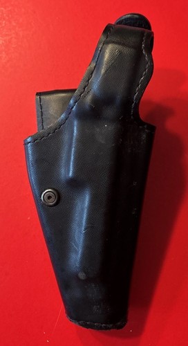 SAFARILAND 200 3397 DUTY GUN HOLSTER BERETTA 92, 92F Black Leather Brass Snap