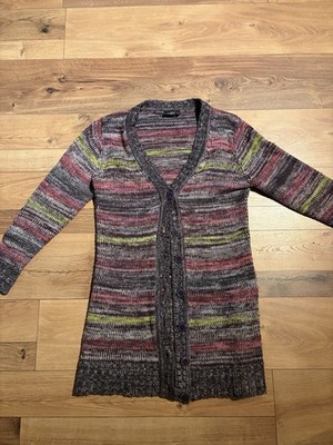 Gina Benotti Damen Strickjacke gestreift mehrfarbig Gr. M 40/42