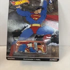 HOT WHEELS PREMIUM DC COMICS SUPERMAN VOLKSWAGEN T1 PANEL BUS with REDLINES
