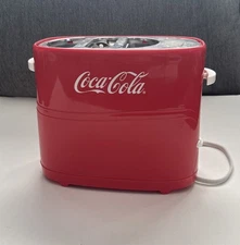 Coca-Cola Hot Dog Toaster Retro Style 2 Dogs & Buns Slot Red Tested Works