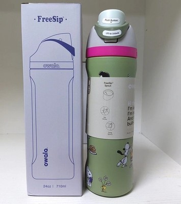 New Owala Cute Snoopy Tumbler Sport insulated Water bottle Flip
