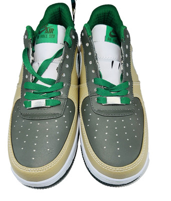 Nike Air Force 1 Low MR Baltimore Custom Rare Size 8.5 Green Tan NO BOX