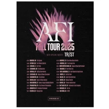 AFI Fall Tour 2025 Poster with TRST Special Guests