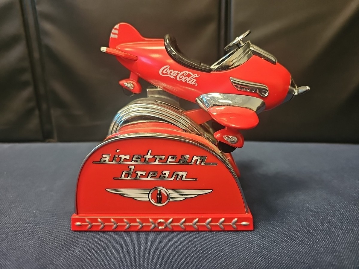 COCA COLA AIRPLANE Airstream Dream MUSICAL BANK KIDDIE RIDE