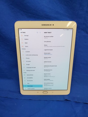 Samsung Galaxy Tab S2 Tablet 32GB 9.7" Verizon SM-T817V Good Condition #1431 - Picture 1 of 3