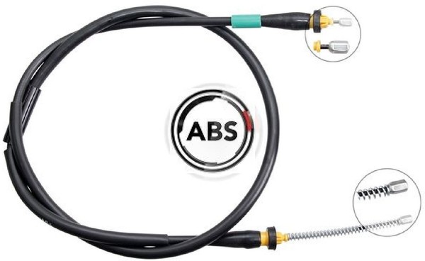 A.B.S. K17272 Seilzug FüR Feststellbremse Handbremsseil Bremsseil FüR Renault-image