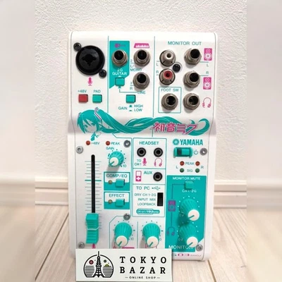 Yamaha AG03-MIKU Hatsune Miku Audio Mixer Limited Edition Used Tested Japan - Image 1 of 4