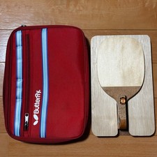 Rare TSP Vintage Pen Holder Single Plate Table Tennis Racket with Case 85.5g