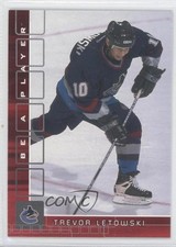 2001-02 ITG Be A Player Memorabilia Ruby 92/200 Trevor Letowski #409 0a1