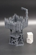 Tabletop Terrain Wood Lookout Watchtower Tower Fence Viking Germanic Highland Dn