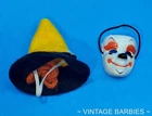 Vintage Ken Doll Masquerade #794 Costume Mask & Hat Excellent ~ 1960's