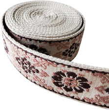 1.5 inch Cotton Webbing Strap Jacquard Webbing
