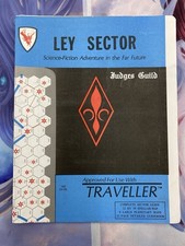 TRAVELLER Judges Guild LEY SECTOR 1980 RPG Ma...