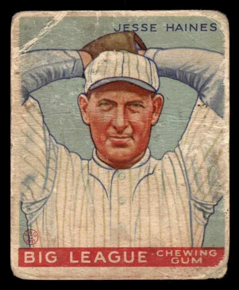 1933 Goudey Baseball #73 Jesse Haines PR *g1