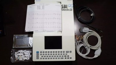 Burdick Eclipse 850 EKG ECG 12-Lead Resting System   Patient Ready   1 Year Wty