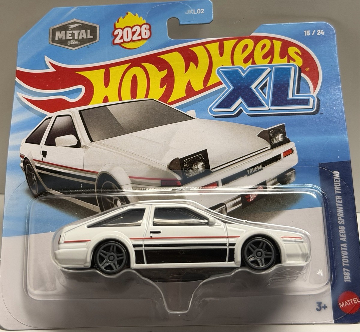 2026 HOT WHEELS XL 1:43 SCALE 1987 TOYOTA AE86 SPRINTER TRUENO | eBay