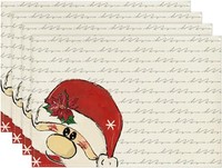 Artoid Mode Merry Weihnachtsmann Weihnachten Platzsets 4Er Set, 30X45Cm 4 StüCk
