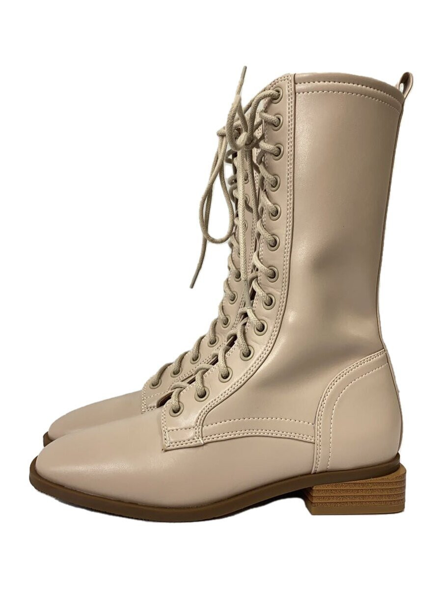 Staccato Lace-Up Boots/22.5Cm/Beige 535