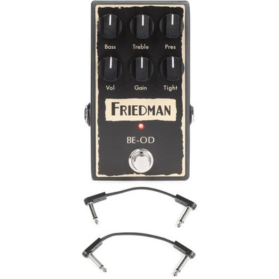 Friedman BE-OD Overdrive Pedal with EBS Patch Cables