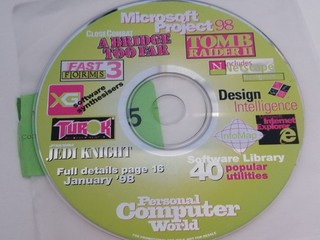 Microsoft Project 98 PERSONAL COMPUTER WORLD. A BRIDGE TOO FAR TOMB RAIDER.