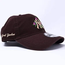 NWT Brown New York Yankees 9Twenty New Era Adjustable Snapback Hat 6 Panel