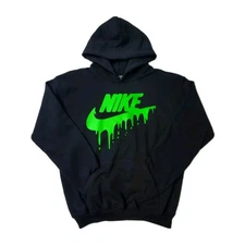 ChiefBrains Apparel Drippy Hoodie Limited Edition Zombie Green Heavy Cotton New