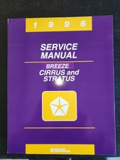 1996 Chrysler Stratus Breeze Cirrus Shop Service Manual