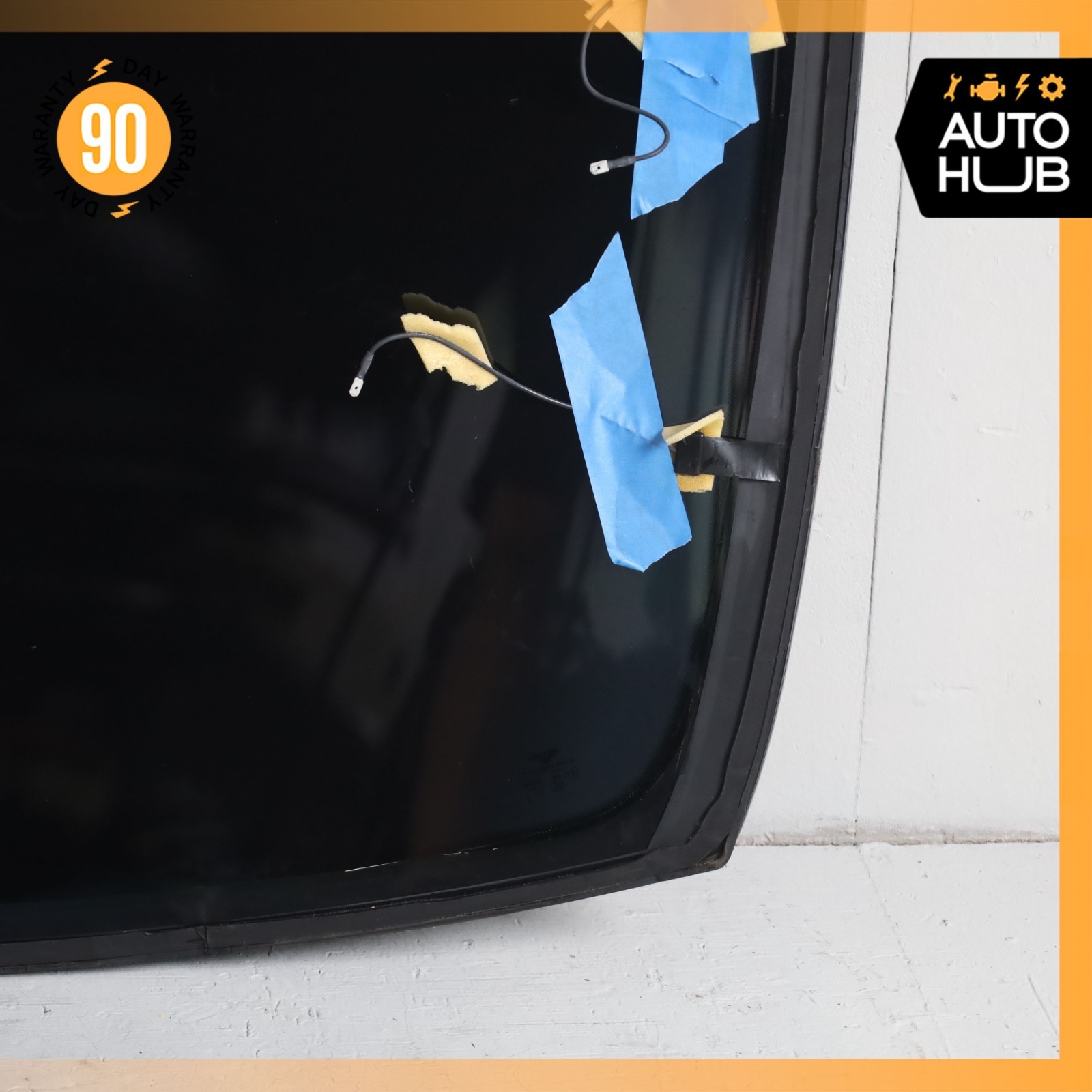 12-17 Bentley Continental GT Coupe Rear Windshield Wind Shield Glass OEM 73k