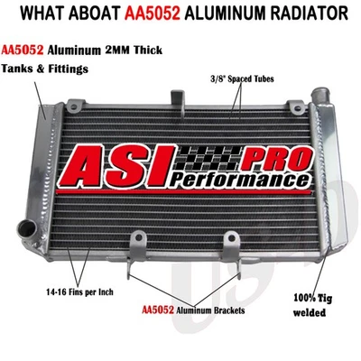 Aluminium Radiateur Pour HONDA CB600 F FA HORNET CBF600 2007-2013 2008 2009 2010 - Photo 1/4